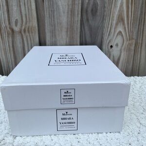 Maison Mihara Yasuhiro White Shoe Box